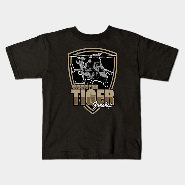 Eurocopter Tiger Kids T-Shirt by Aircrew Interview